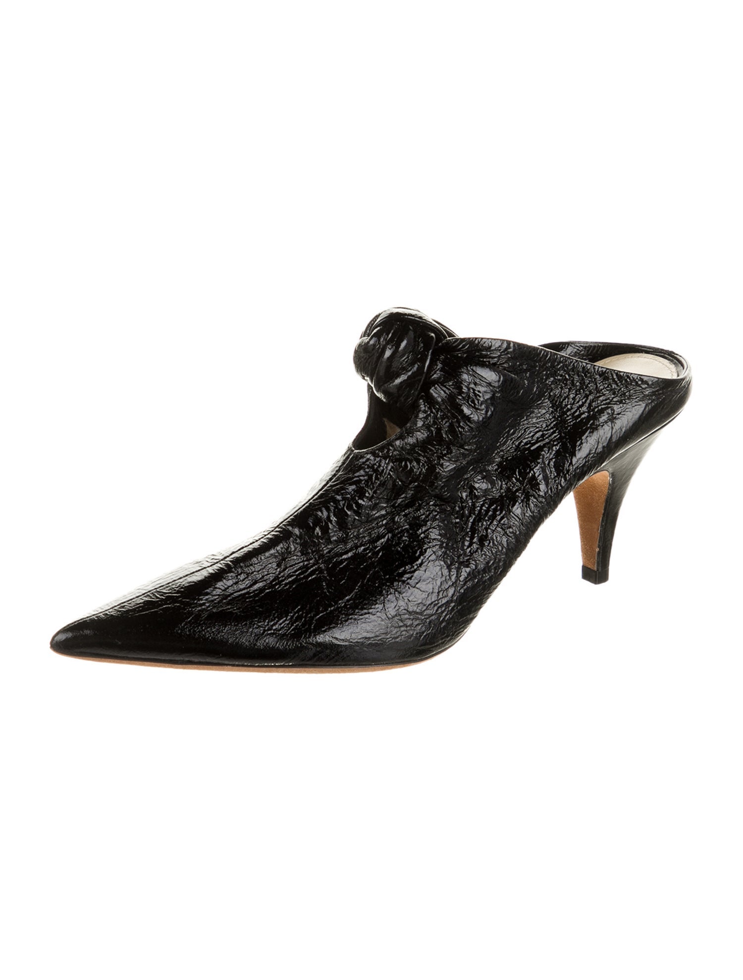 Khaite Leather Mules