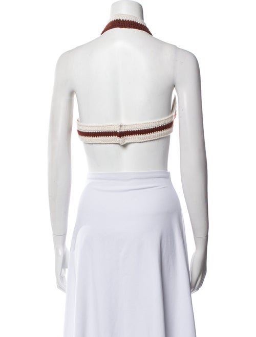 Khaite Cashmere Halterneck Crop Top