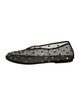 Khaite Mesh Printed Ballet Flats