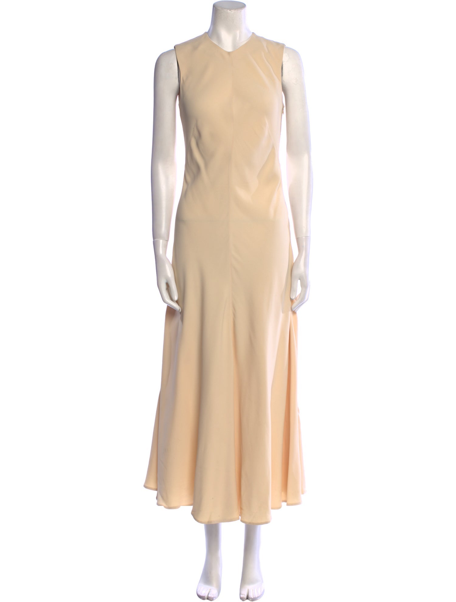 Khaite Crew Neck Long Dress