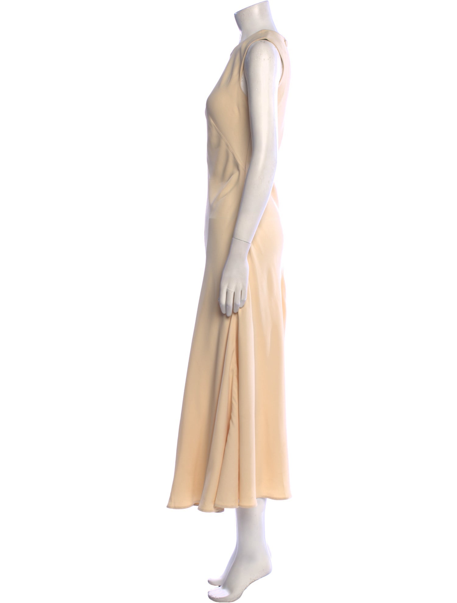 Khaite Crew Neck Long Dress