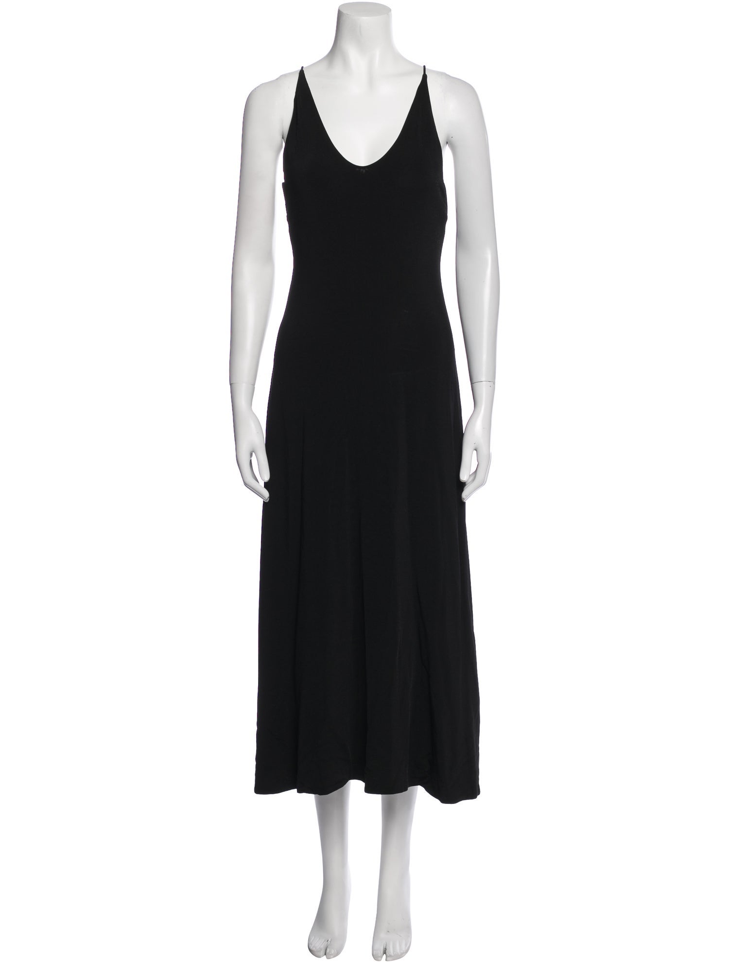 Khaite Scoop Neck Long Dress