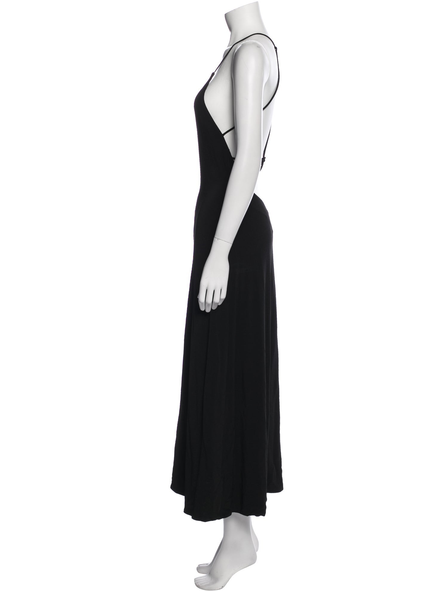 Khaite Scoop Neck Long Dress