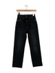 Khaite Mid-Rise Straight Leg Jeans