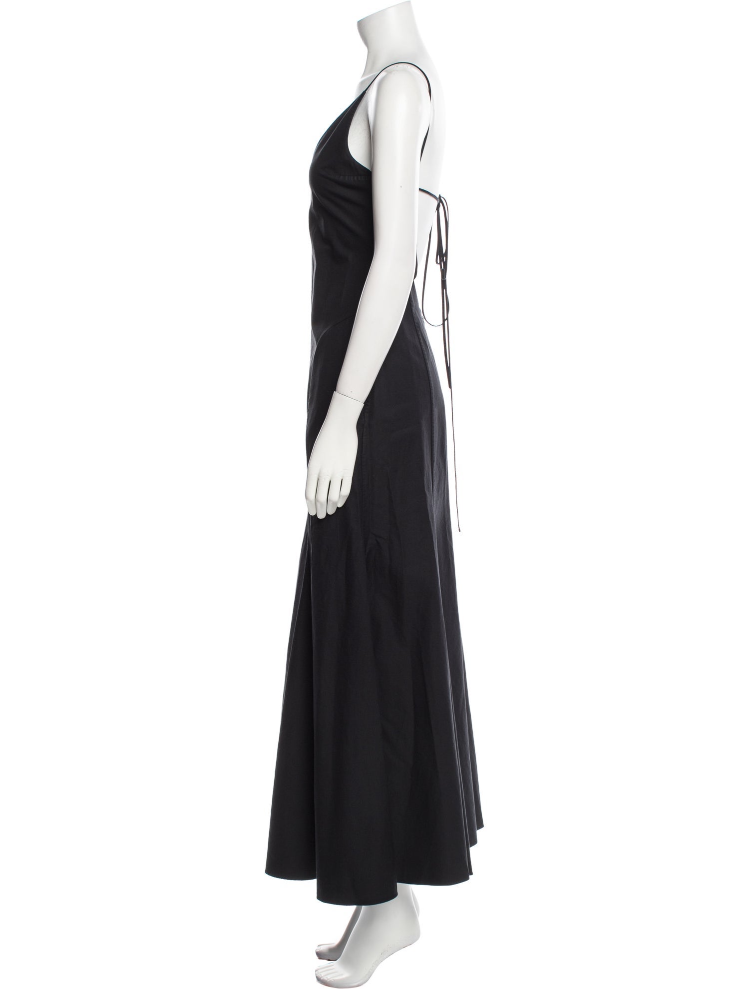 Khaite V-Neck Long Dress