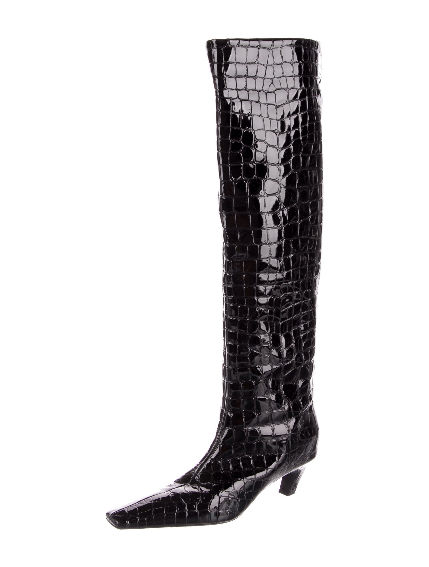 Khaite Patent Leather Boots