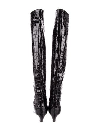 Khaite Patent Leather Boots