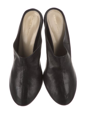 Khaite Leather Mules