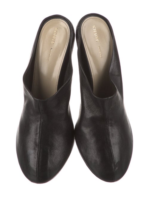 Khaite Leather Mules