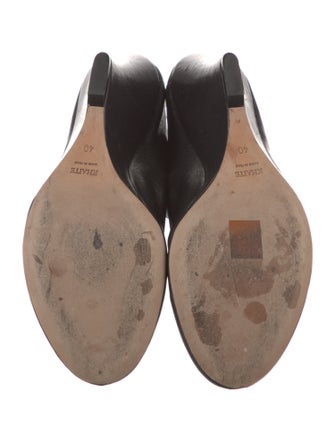 Khaite Leather Mules