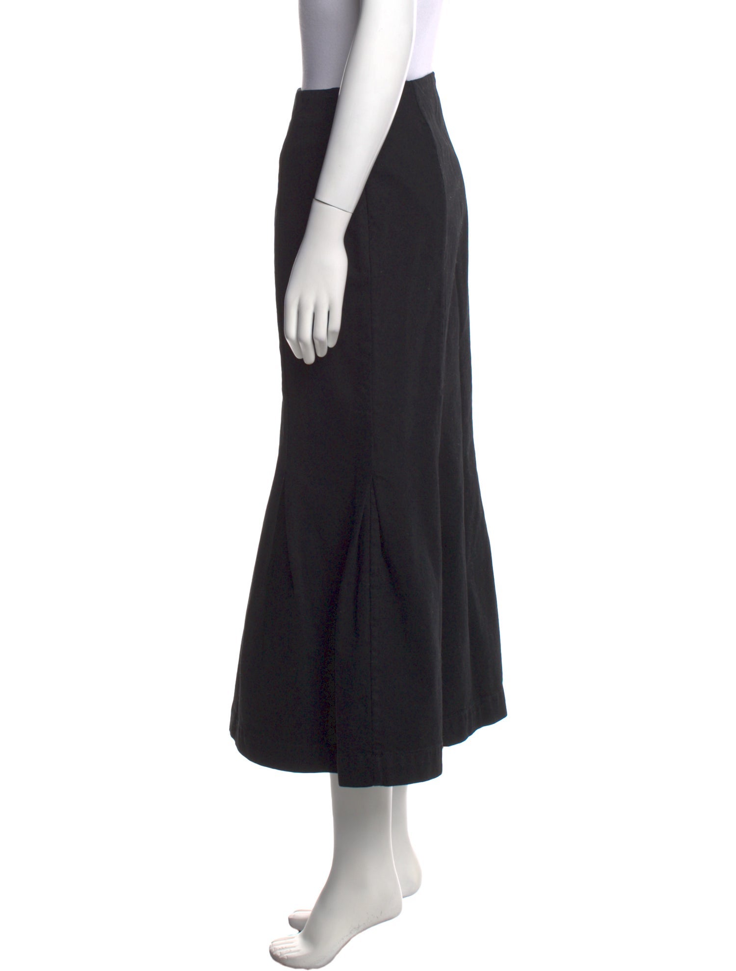 Khaite Pleated Accents Midi Length Skirt