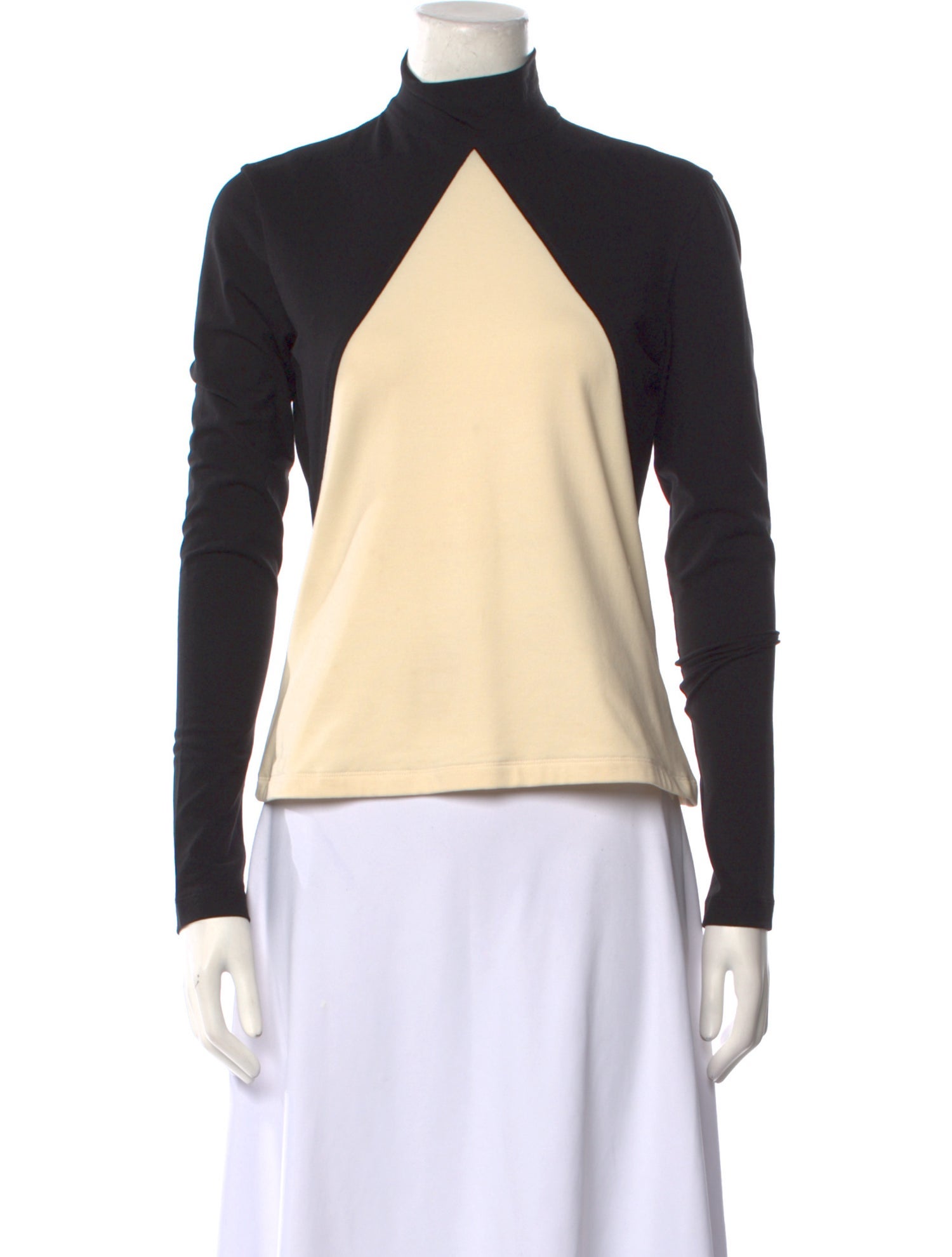 Khaite Mock Neck Long Sleeve Sweatshirt