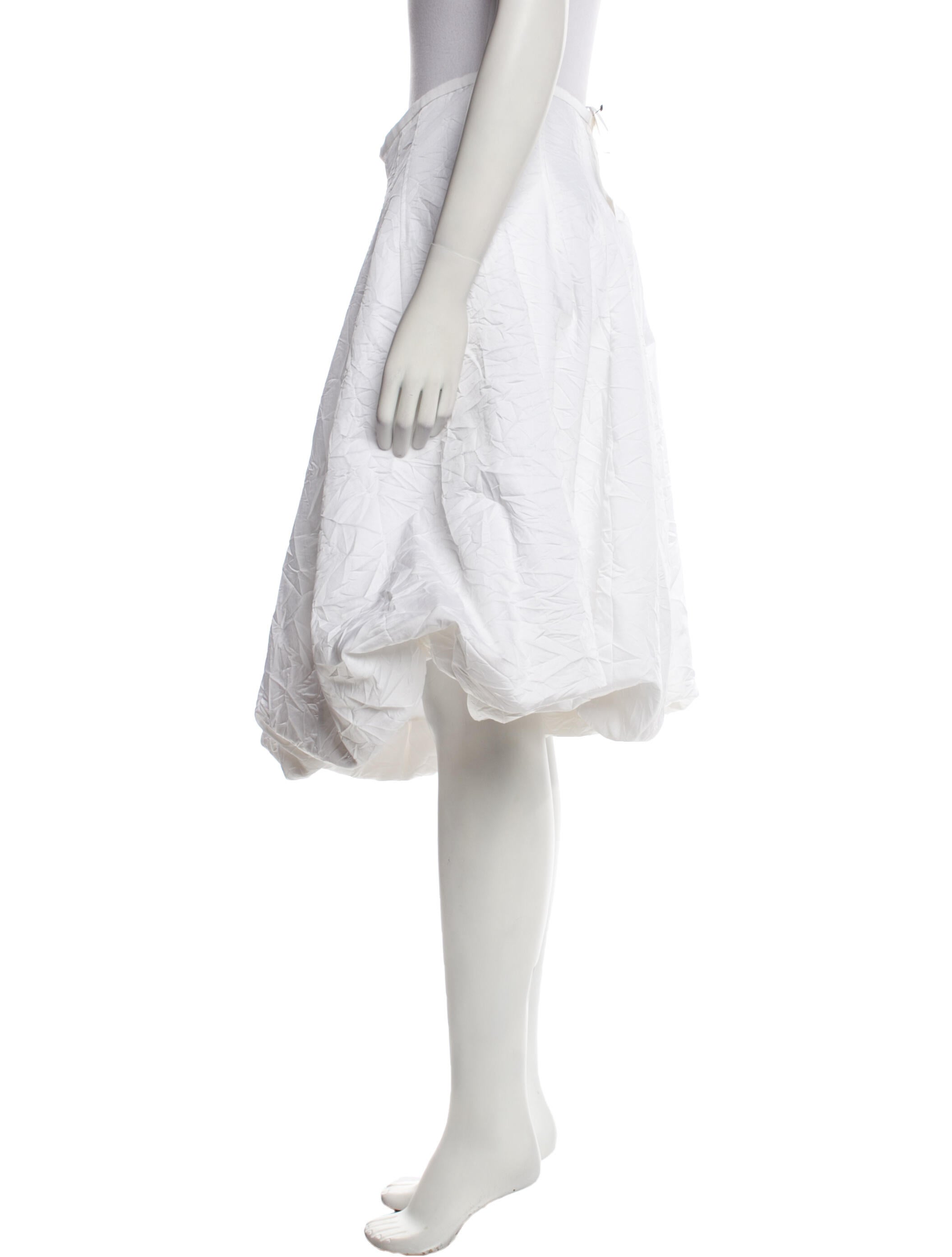 Khaite Ruffle Embellishment Knee-Length Skirt