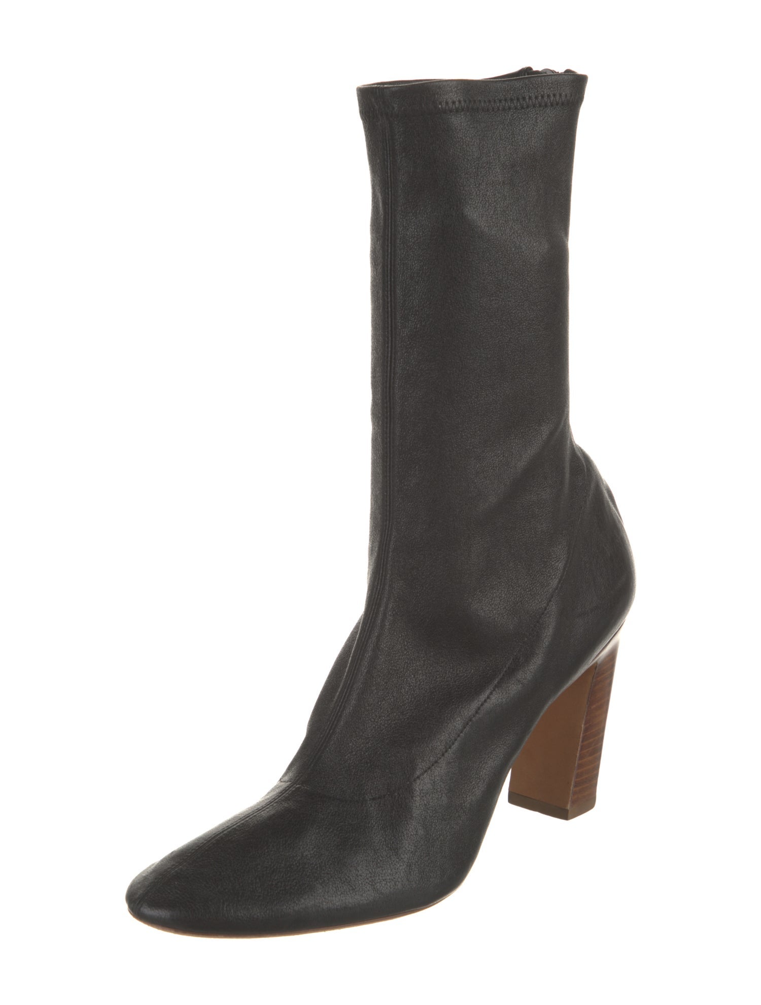 Khaite Leather Sock Boots