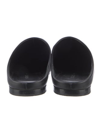 Khaite Leather Mules