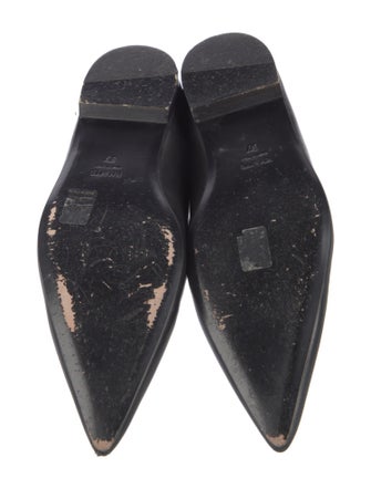 Khaite Leather Mules