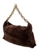 Khaite Suede Top Handle Bag