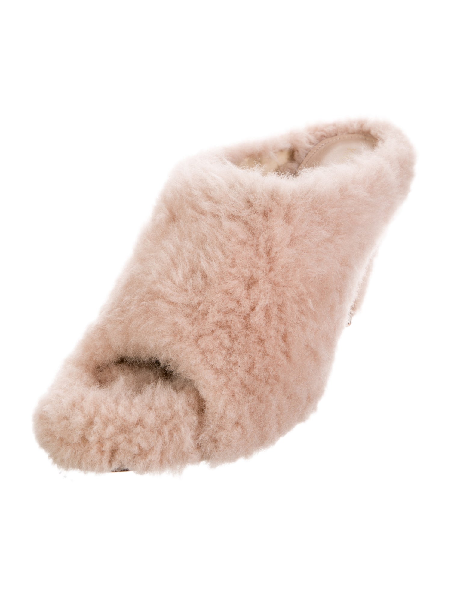 Khaite Shearling Slides