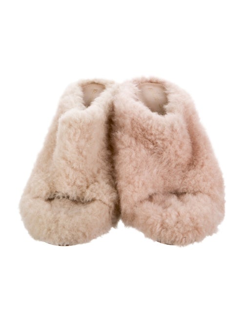 Khaite Shearling Slides