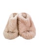 Khaite Shearling Slides