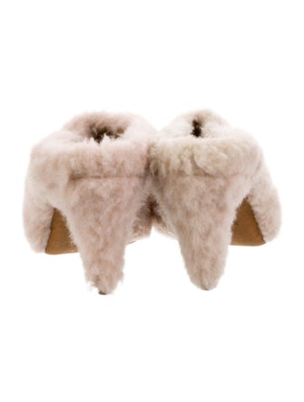 Khaite Shearling Slides