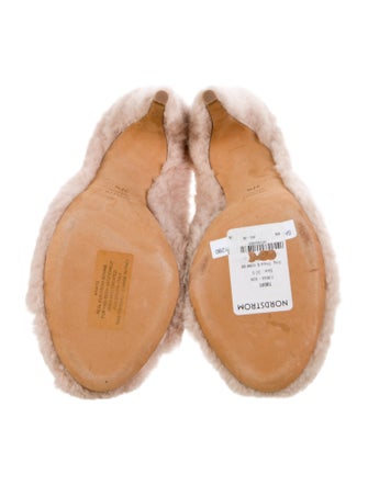 Khaite Shearling Slides