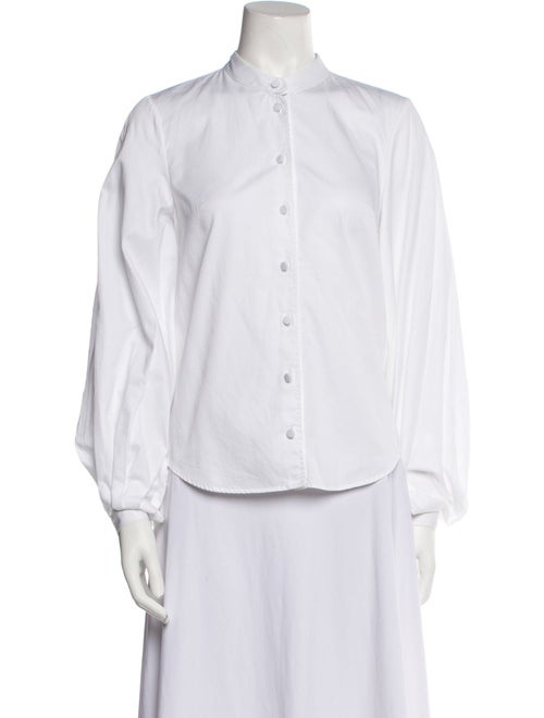 Khaite Long Sleeve Button-Up Top