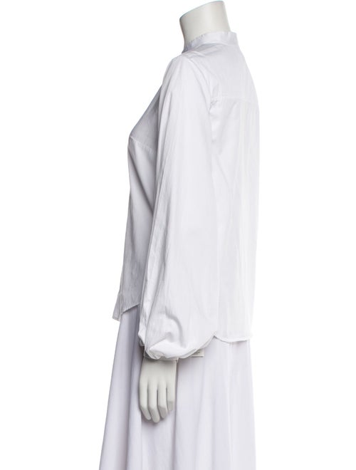 Khaite Long Sleeve Button-Up Top