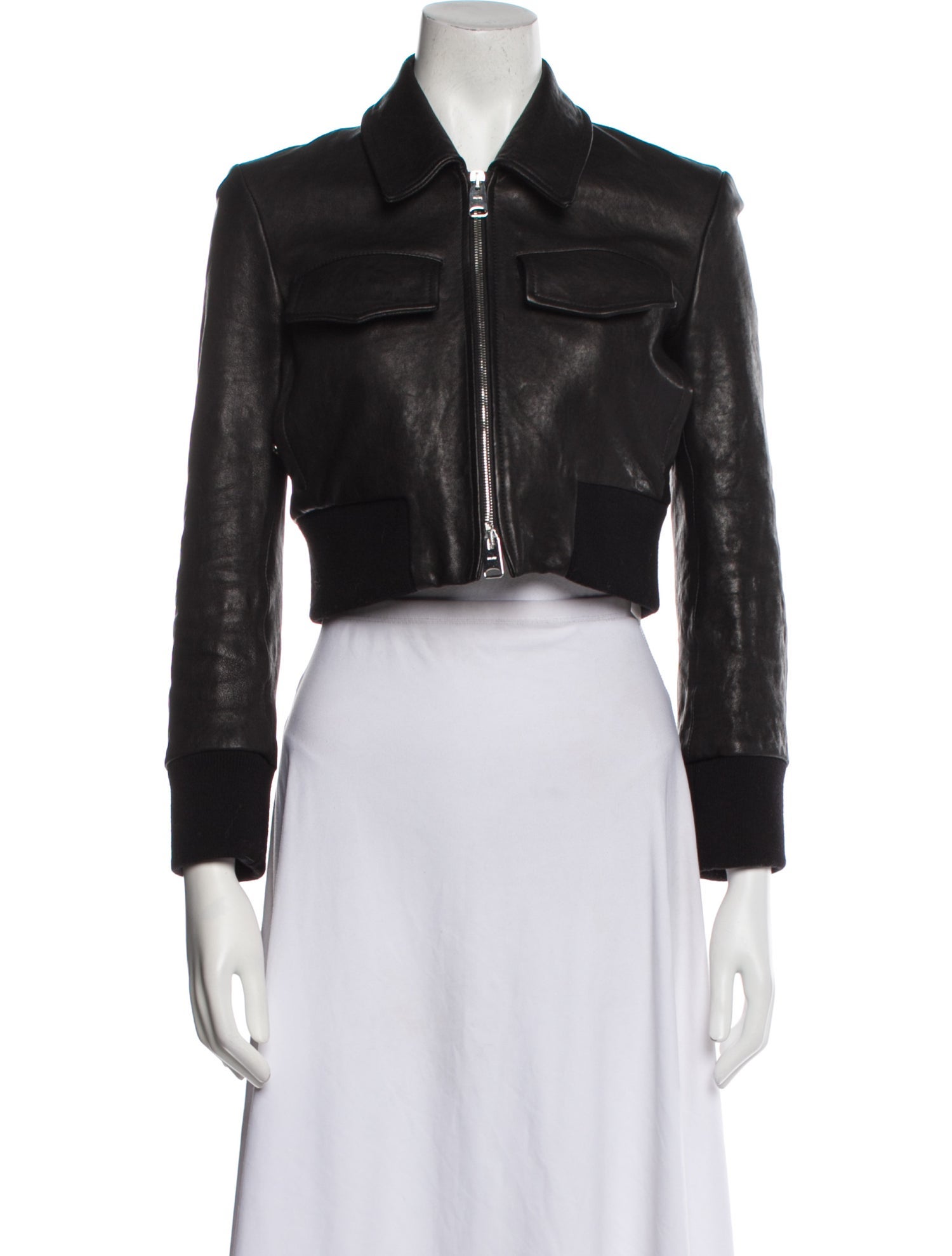 Khaite Leather Biker Jacket