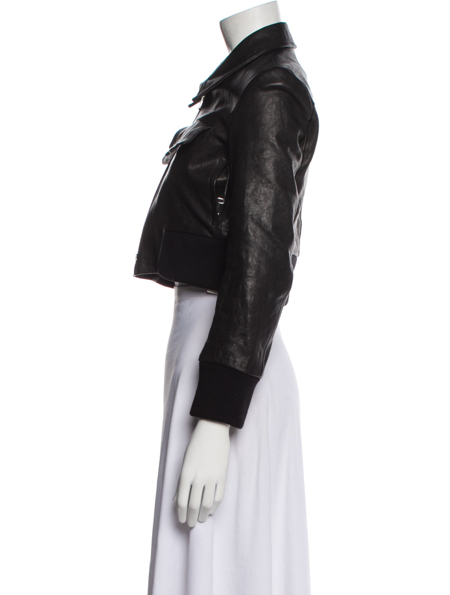 Khaite Leather Biker Jacket