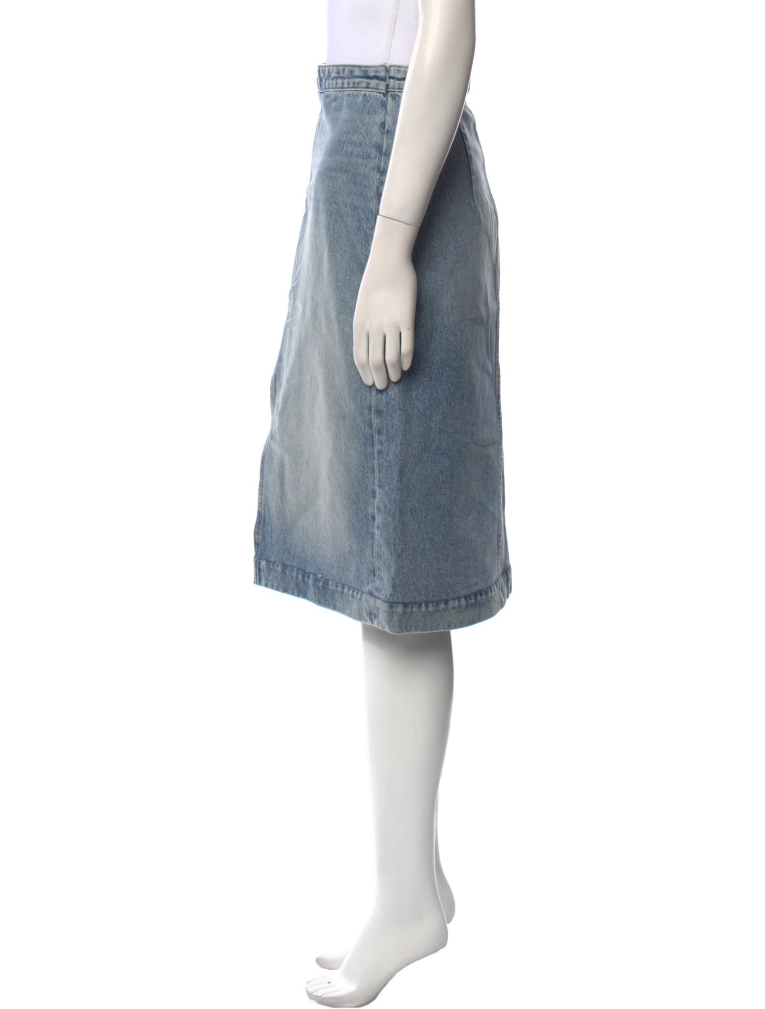 Khaite Fraser Knee-Length Skirt