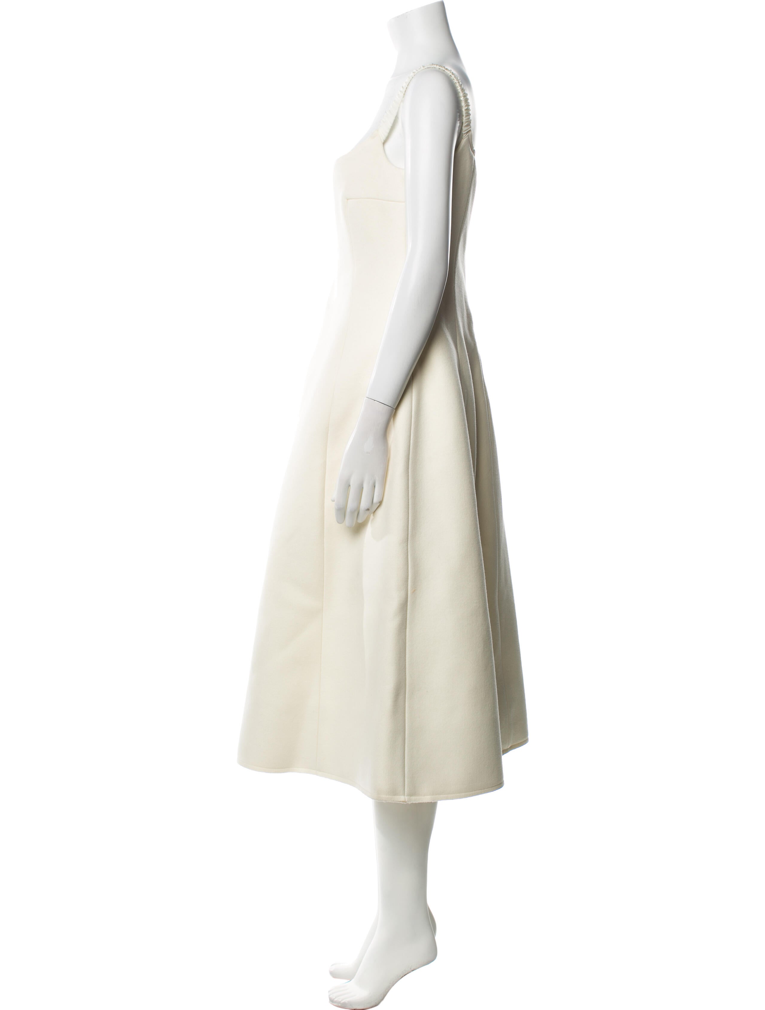 Khaite Virgin Wool Midi Length Dress