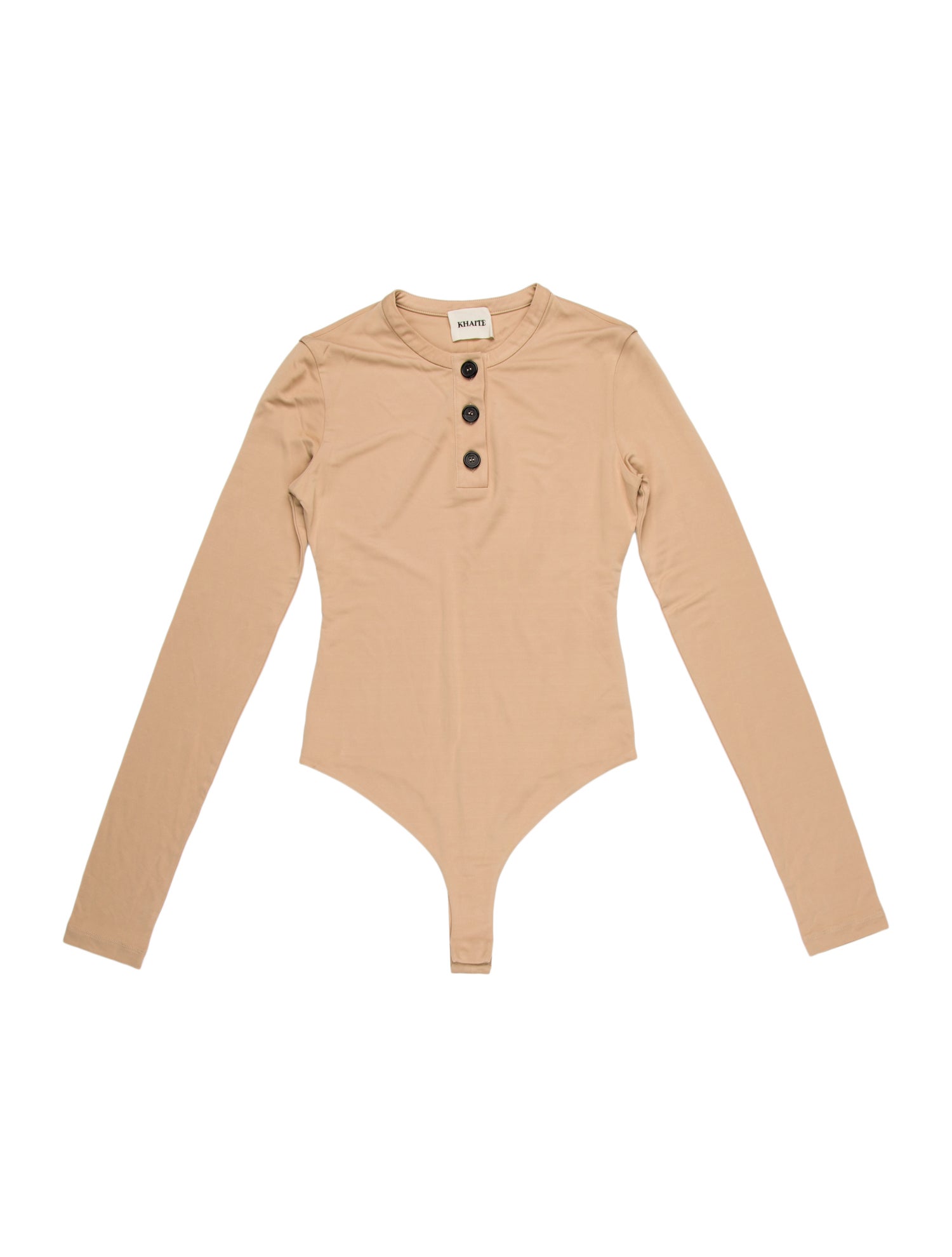Khaite Crew Neck Long Sleeve Bodysuit
