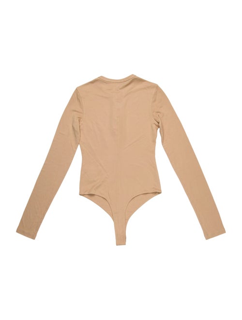 Khaite Crew Neck Long Sleeve Bodysuit