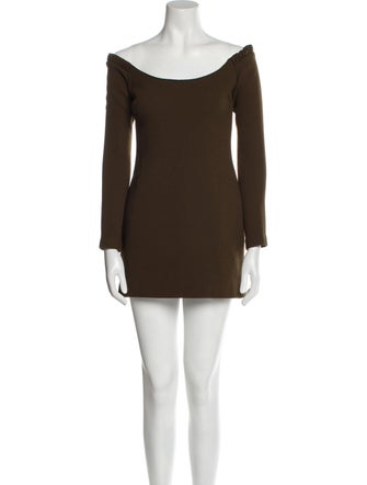 Khaite Virgin Wool Mini Dress