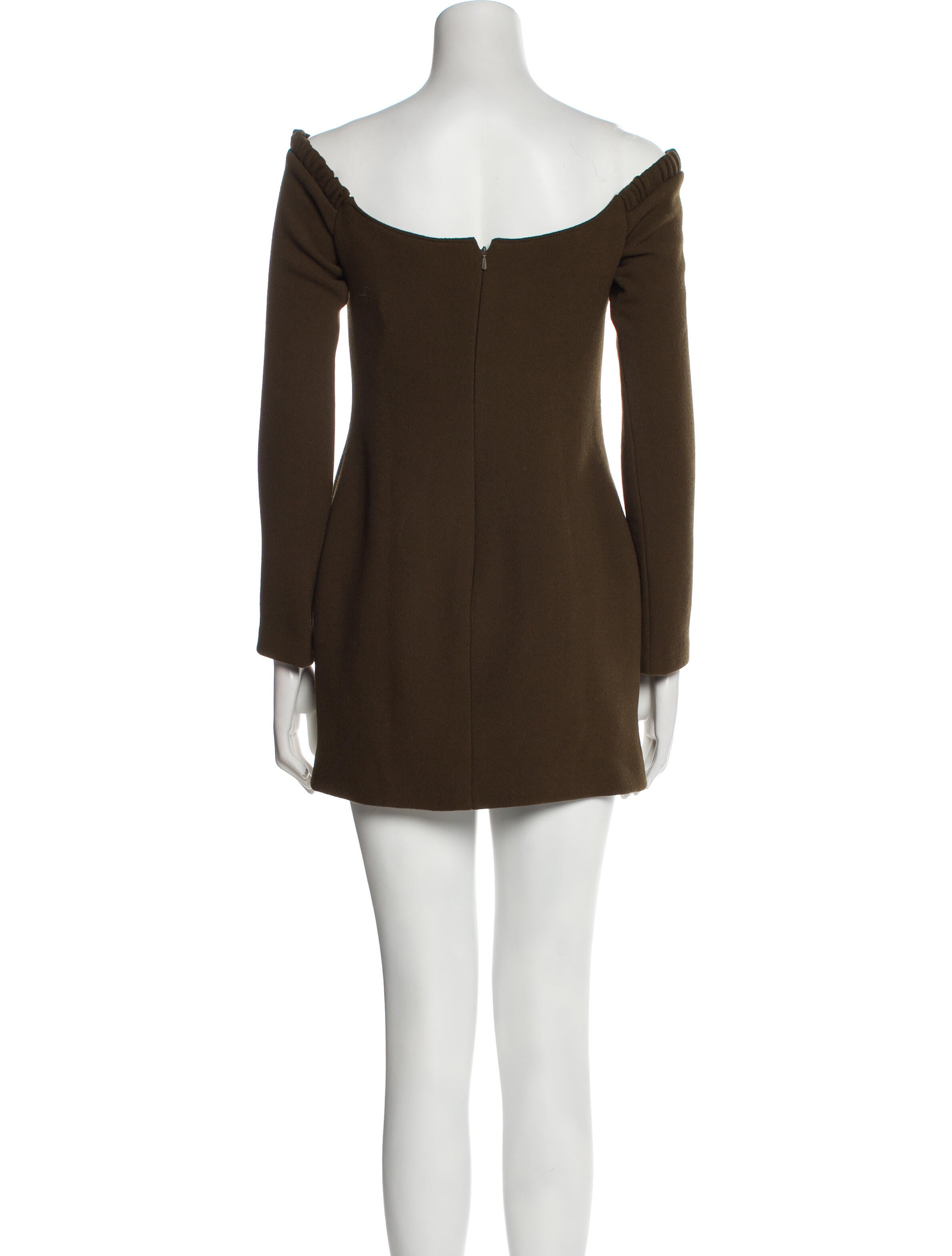 Khaite Virgin Wool Mini Dress