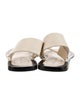 Khaite Leather Slides