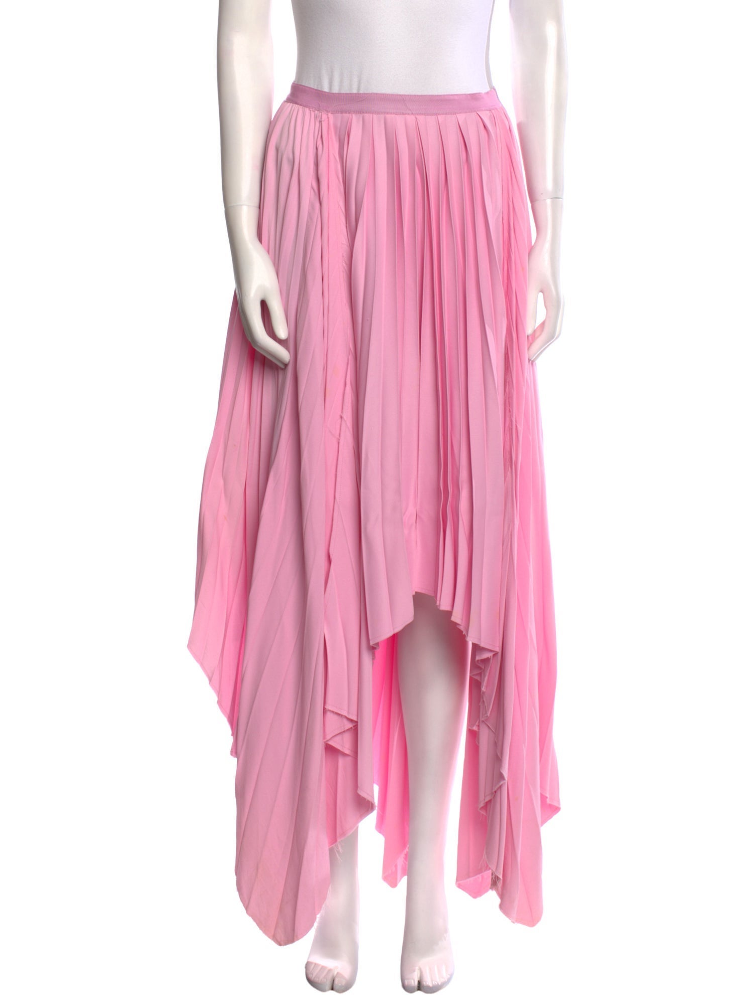 Khaite Pleated Accents Long Skirt