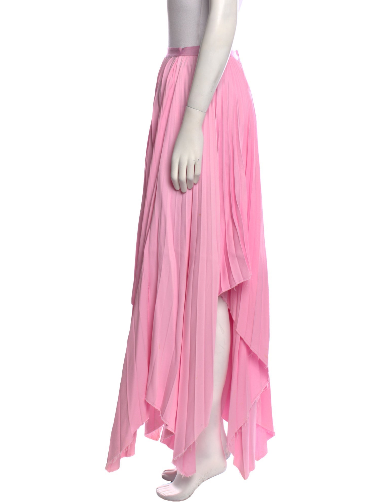 Khaite Pleated Accents Long Skirt