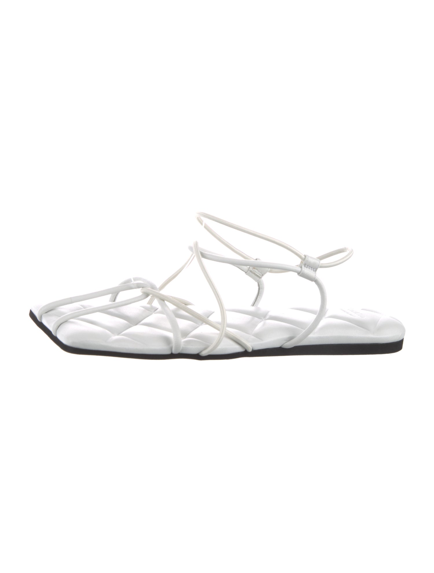 Khaite Leather Slides