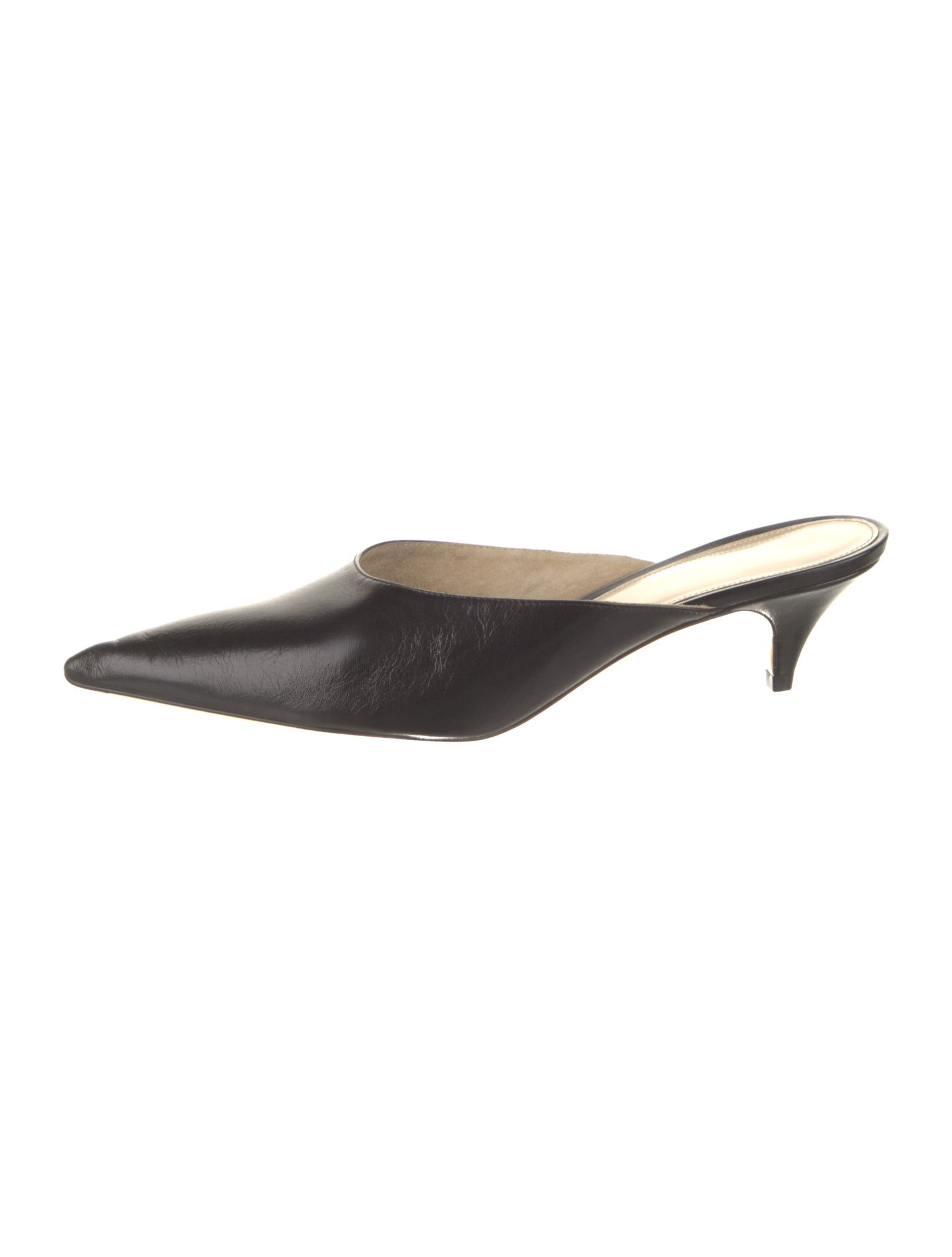 Khaite Leather Mules