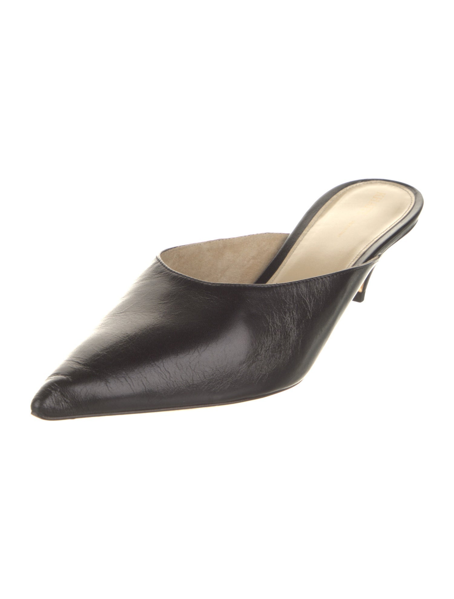 Khaite Leather Mules