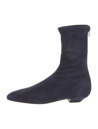 Khaite Suede Sock Boots