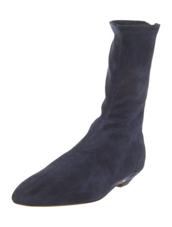 Khaite Suede Sock Boots