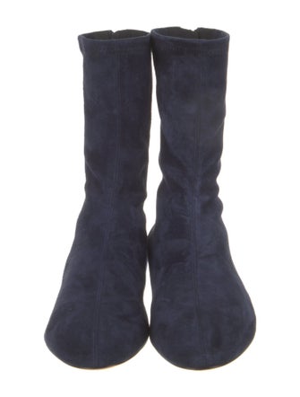 Khaite Suede Sock Boots