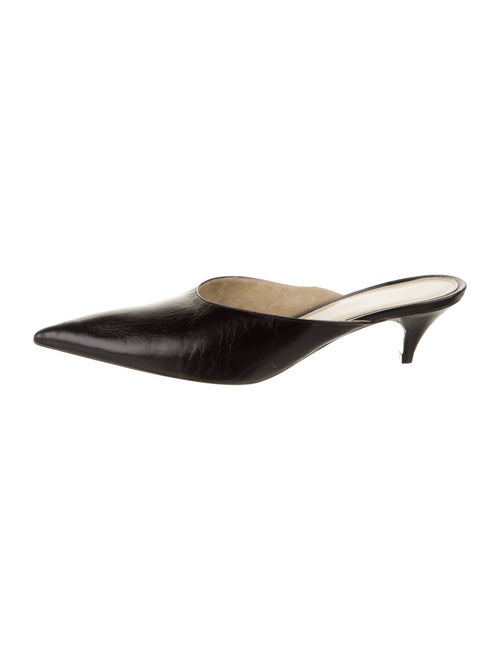 Khaite Leather Mules