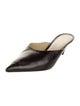 Khaite Leather Mules