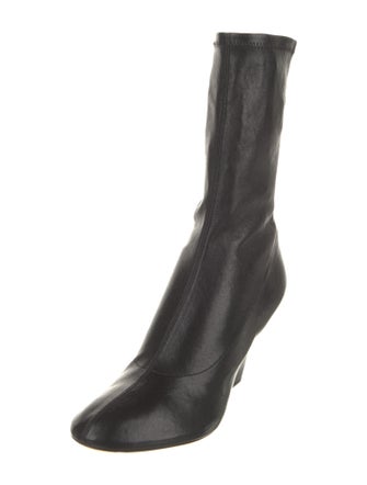 Khaite Leather Sock Boots