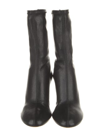 Khaite Leather Sock Boots