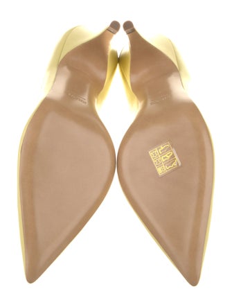 Khaite Leather Mesh Accents Pumps